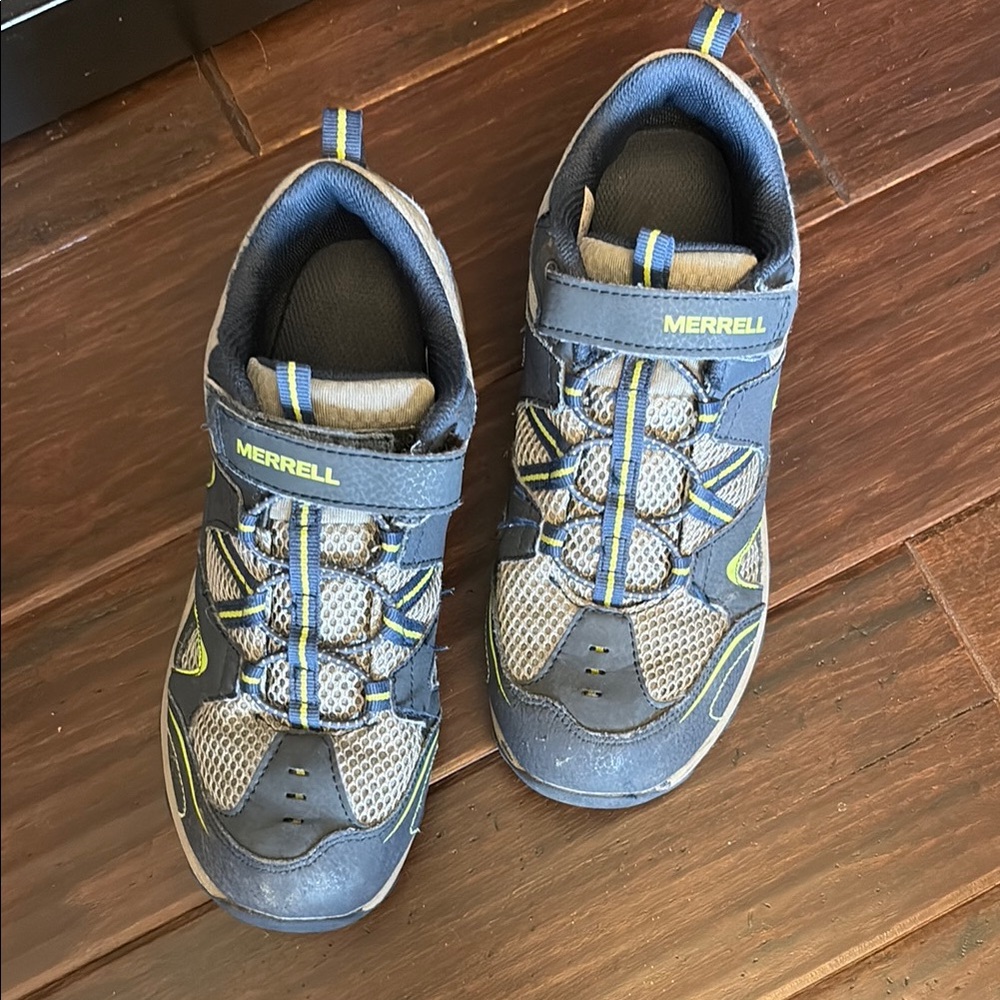 Merrell Kids Blue and Gray Shoes